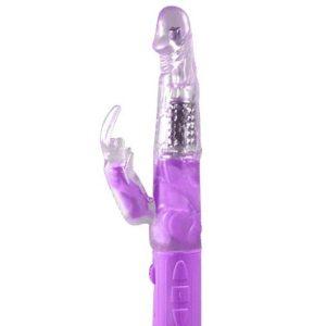 Vibrador con rotación conejito