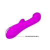 Vibrador de silicona con temperatura