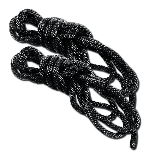 Cuerdas negras suaves para amarrar a la pareja Bondage