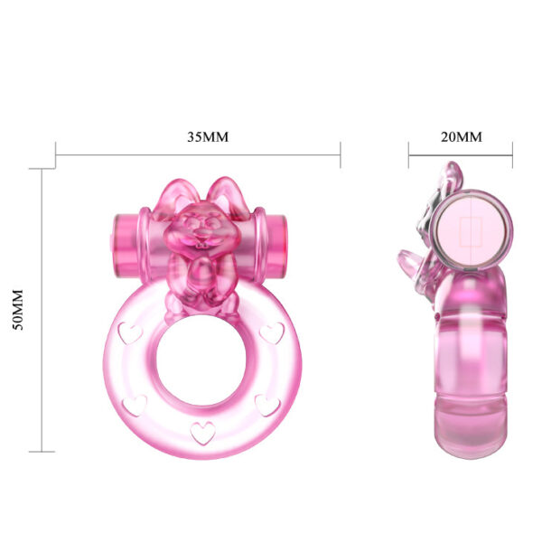 Anillo Vibrador Pink Desechable - La Roux Boutique
