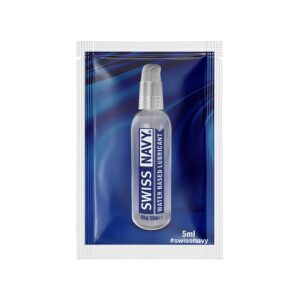 Lubricante a base de agua Swiss Navy sachet