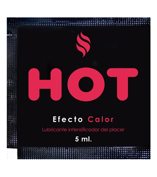 Lubricante Íntimo Hot Sachet 5 ml - La Roux Boutique