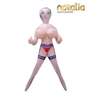 Muñeca inflable para penetración anal y vaginal