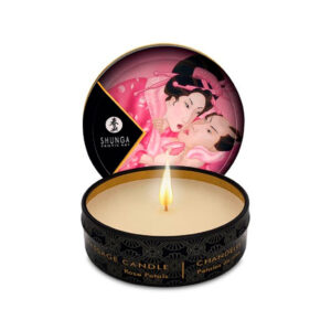 Vela para masajes Pétalos de Rosa Shunga - La Roux Boutique