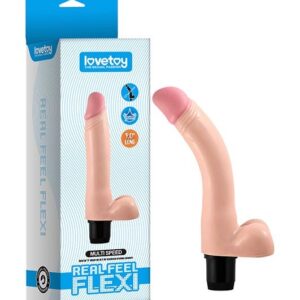 Vibrador con Testículos Flexible - La Roux Boutique