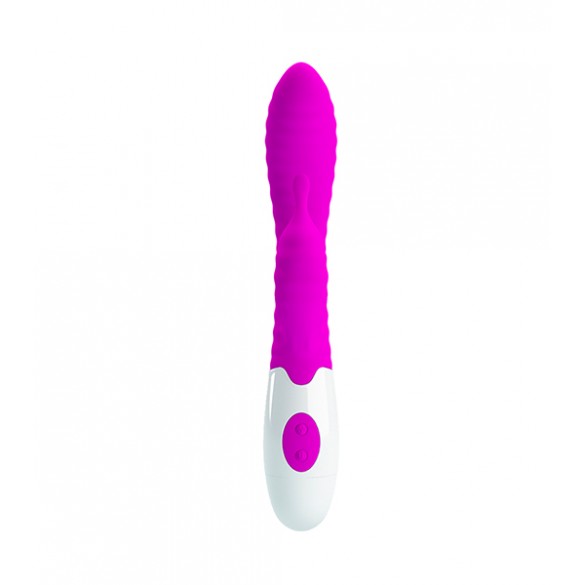 Vibrador femenino con estimulador de clitoris